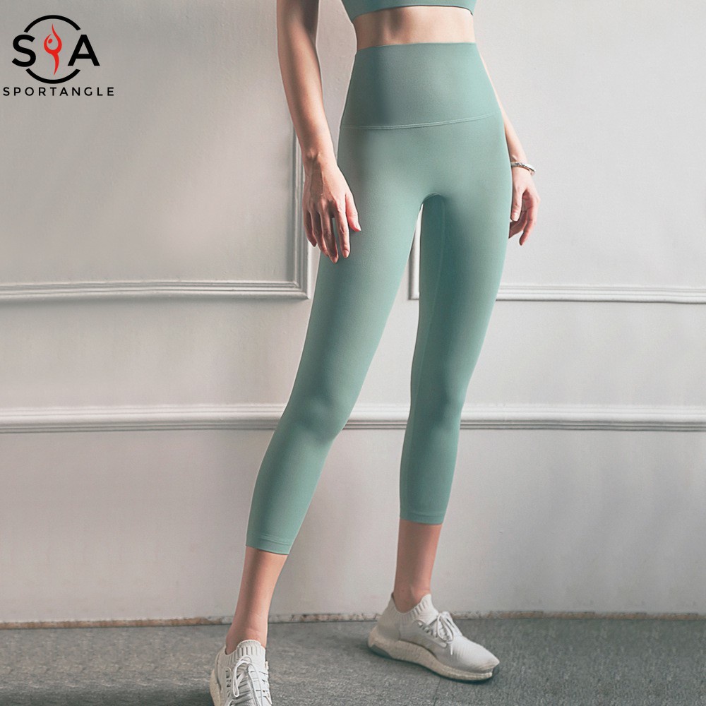 【Sportsangel】Quần Tập yoga Không Đường May Lưng Cao Thân Thiện Với Làn Da Dành Cho Nữ