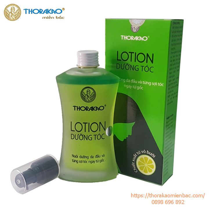 Lotion dưỡng tóc tinh dầu bưởi kích thích mọc tóc Thorakao 120ml