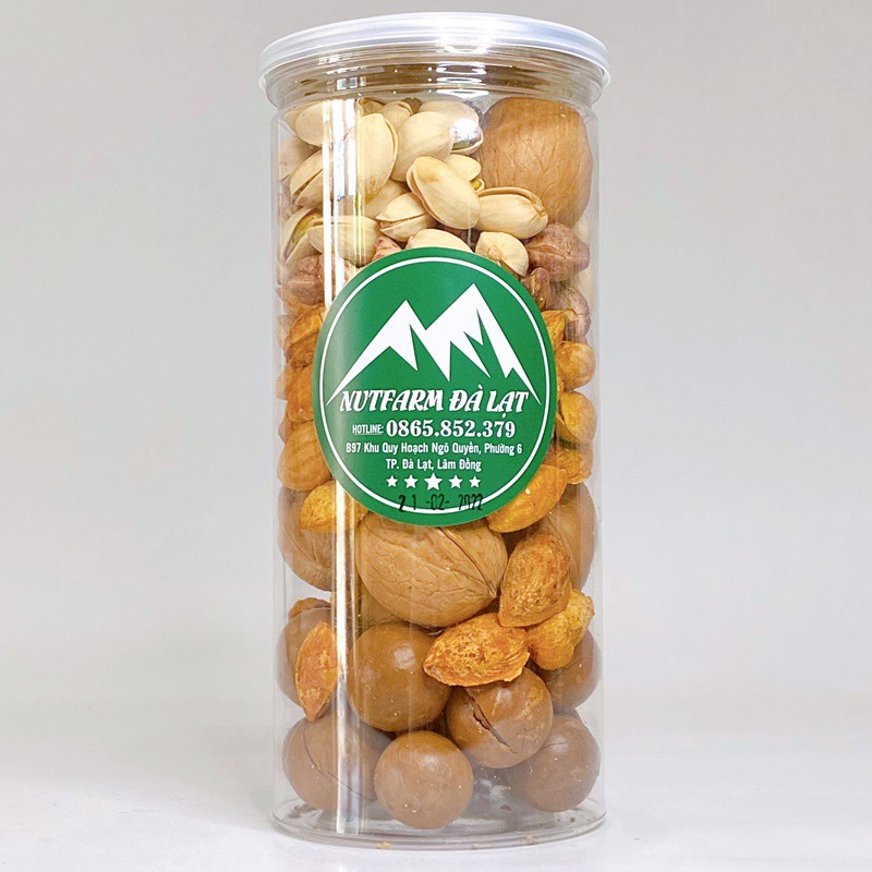 500GR MIX 5 LOẠI HẠT DINH DƯỠNG CAO CẤP | Dẻ Cười, Macca, Óc Chó, Hạnh Nhân, Hạt Điều