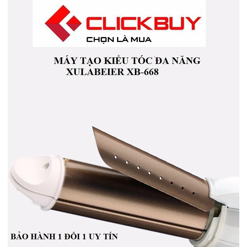 Máy là, uốn tóc Xulabeier XB668 2 trong 1 mới. làm đa năng giữ nếp được lâu, an toàn, không gây hư tổn cho tóc. c