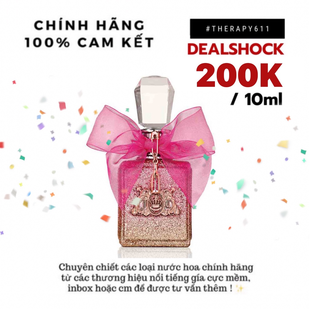 ..::✨Nước hoa nữ Juicy Couture Viva La Juicy Rose 5ml/10ml/20ml✨::..