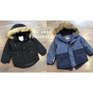 áo parka lót lông cừu cho bé trai