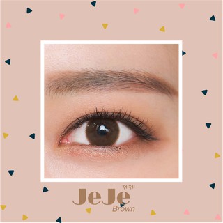 Kính áp tròng/Lens Jeje Brown