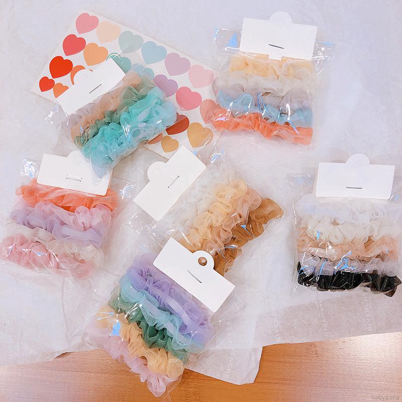 Set 5 Dây Buộc Tóc Xinh Xắn Dành Cho Nữ/Bé Gái