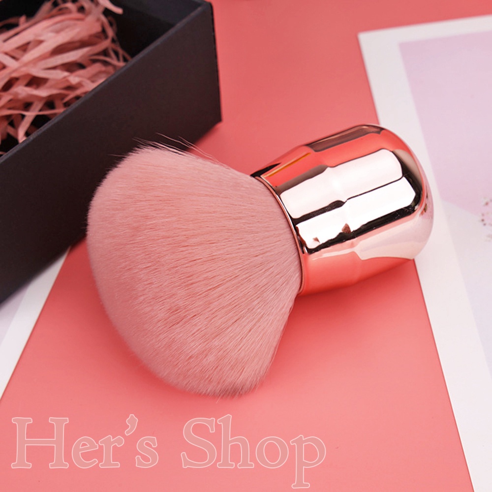 Cọ Trang Điểm Cao Cấp - Tán Phấn Phủ Đánh Má Hồng - Tán Kem Nền Tạo Khối -  - Powder and Foundation Brush