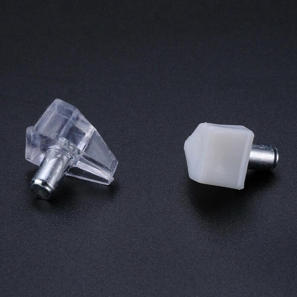 Set 20 giá đỡ cố định kệ ngăn bằng gỗ/ kính với chốt kim loại cho tủ chén tiện dụng
