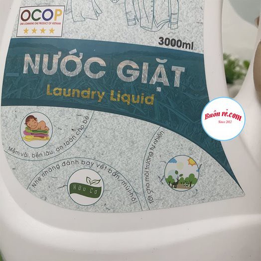 Nước giặt hữu cơ Fuwa3e 3000ml thân thiện với môi trường - 01292-1 Buôn rẻ