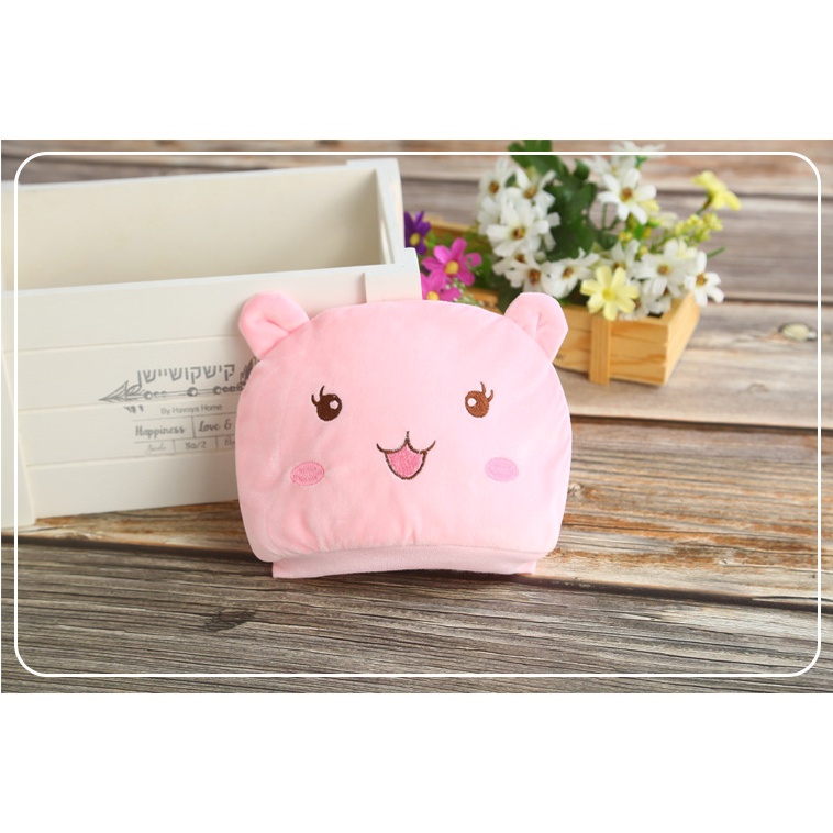 MŨ NÓN COTTON CAO CẤP DÀY 2 LỚP CHO TRẺ SƠ SINH. MŨ NÓN ĐẸP CHO BÉ 1,2 THÁNG. BABY LINK