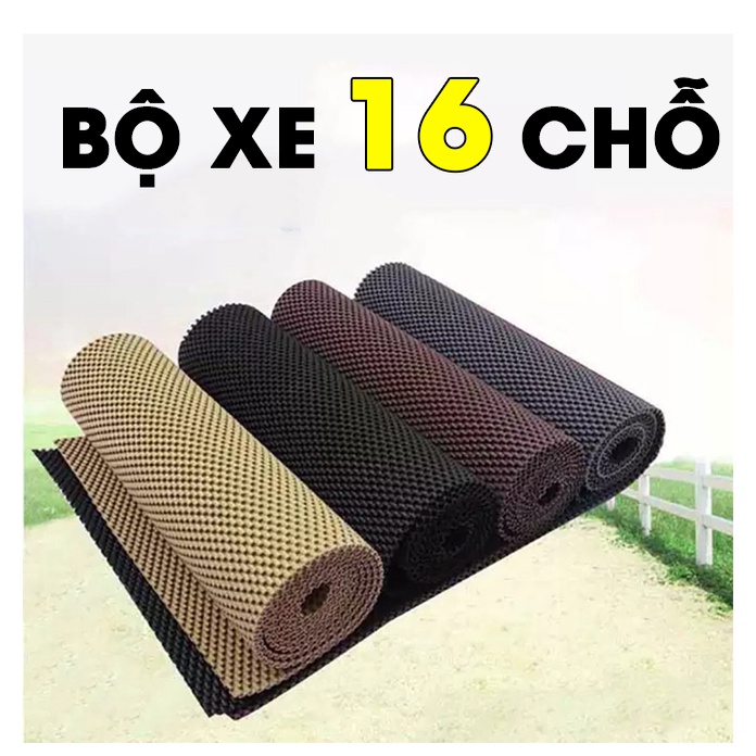 Thảm sàn cao su xe 16 chỗ Cao Su Không Mùi dễ vệ sinh