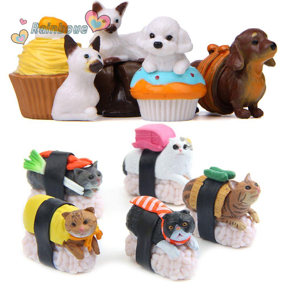 Set 5/4 Đồ trang trí Chú Cún Mini Dùng Trang Trí Chậu Cây/ Chậu Hoa Dễ Thương