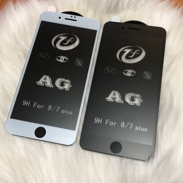 Kính cường lực Iphone 7 Plus/ 8 Plus nhám chống vân tay