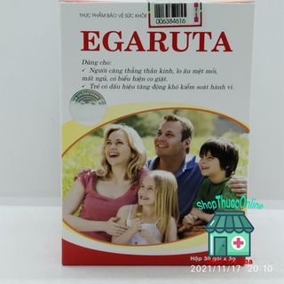 Cốm thảo dược Egaruta - Giảm cơn co giật, ngừa động kinh hộp 30 gói