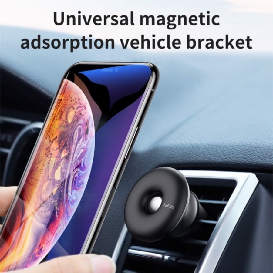 [Chính Hãng - Sẵn]  Đế giữ điện thoại bằng nam châm trong xe hơi Baseus Star Ring Magnetic Car Bracket LV375 - New 100%