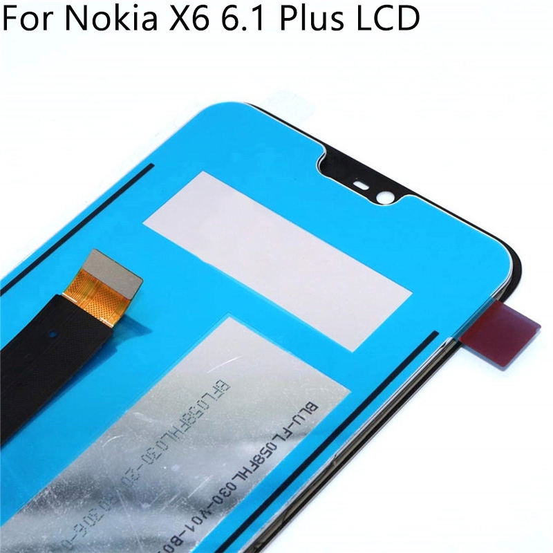 Màn Hình Lcd Cảm Ứng Cho Nokia 6.1 Plus / X6 2018 Ta-1116 Ta-1099 Ta-1103 Ta-1083 5.8 "