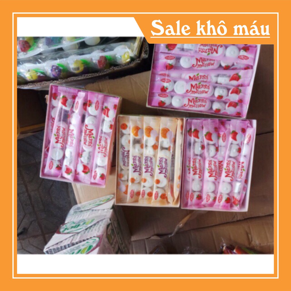 Kẹo Dẻo Marshmallow Hình Bánh Bao 1 Hộp 30 Chiếc Hương Vị Trái Cây Sỉ Đồ Ăn Vặt Trẻ Em Hà Nội