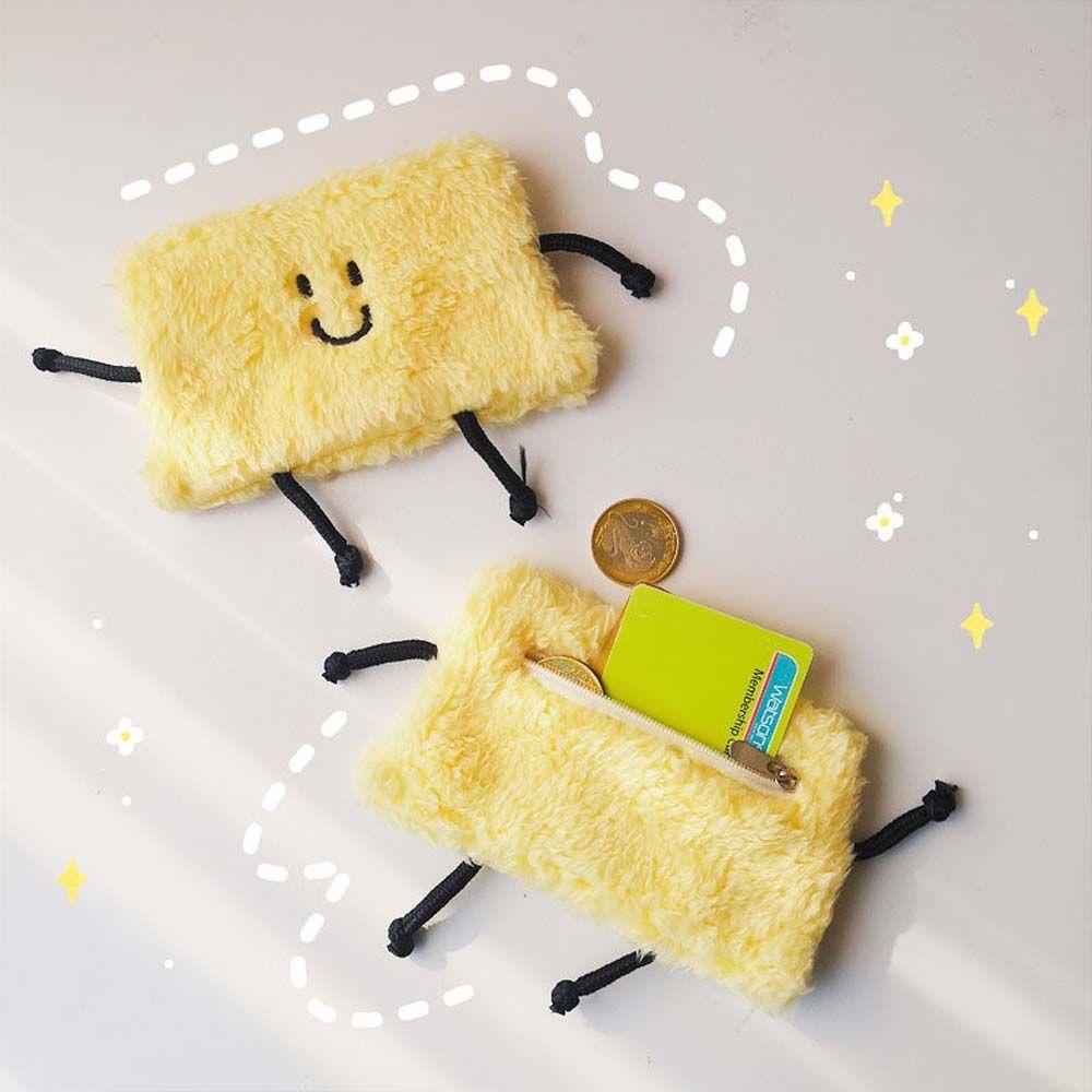 Túi Đựng Son Môi / Mỹ Phẩm Phủ Lông Xù Phong Cách Hàn Quốc Xinh Xắn