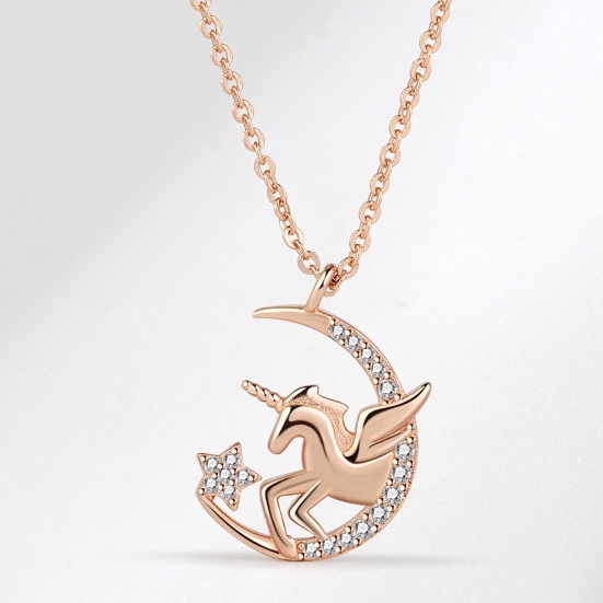 Vòng cổ nữ mạ bạc 925 đẹp giá rẻ bền không gỉ trang sức CINLA DC040