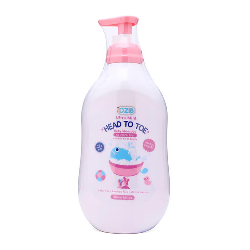 Sữa Tắm Gội Trẻ Em OZE HEAD TO TOE 550ml