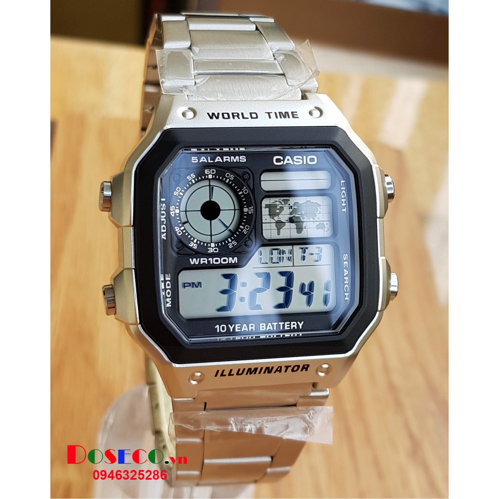 Đồng hồ nam Casio AE-1200WHD-1AVDF