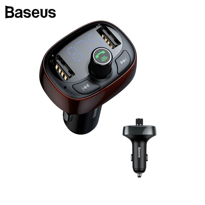 Tẩu nghe nhạc trên ô tô, xe hơi Bluetooth V4.2 thương hiệu Baseus CCALL-TM01