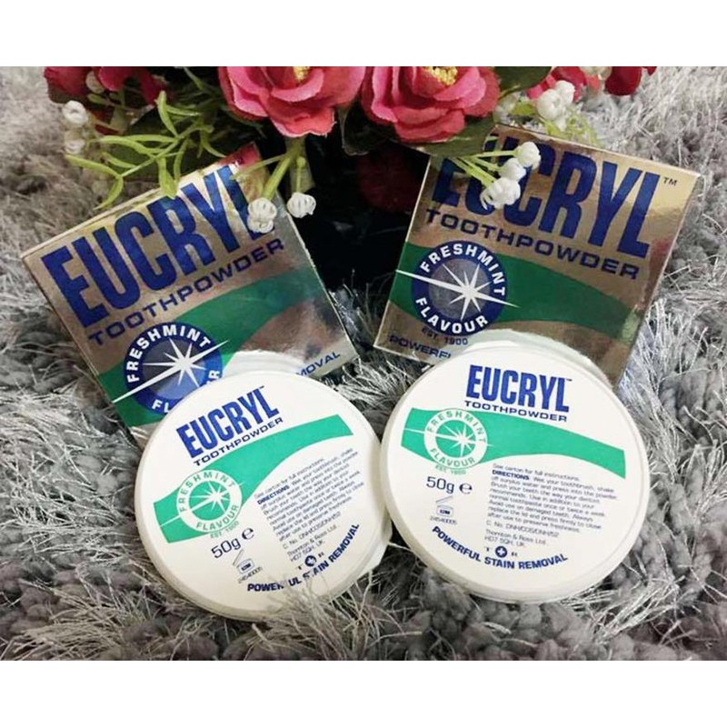 Bột tẩy trắng răng EUCRYL