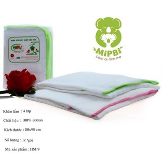 Khăn tắm 4 lớp/6 lớp Mipbi