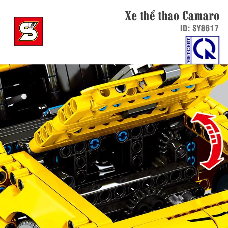 Đồ Chơi Lắp Ráp Xe Thể Thao Camaro – SY BLOCK 8617