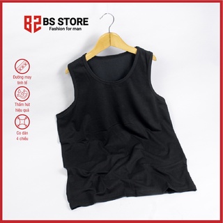 Áo 3 lỗ nam mặc ở nhà BSSTORE vải thoáng mát,áo nam 3 lỗ mặc thấm hút mồ hôi vải cotton - BS.Store