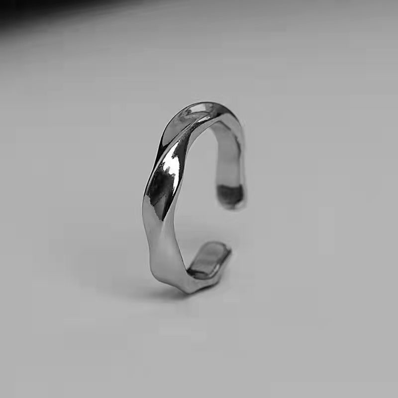 Nhẫn Mở Nhẹ Sang Trọng Cổ Điển Hợp Xu Hướng Cho Cặp Đôi