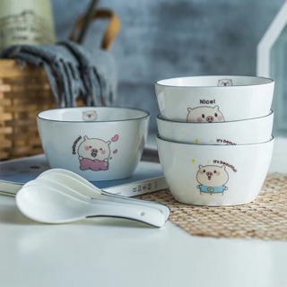 Bộ 8 bát con vuông độc đáo