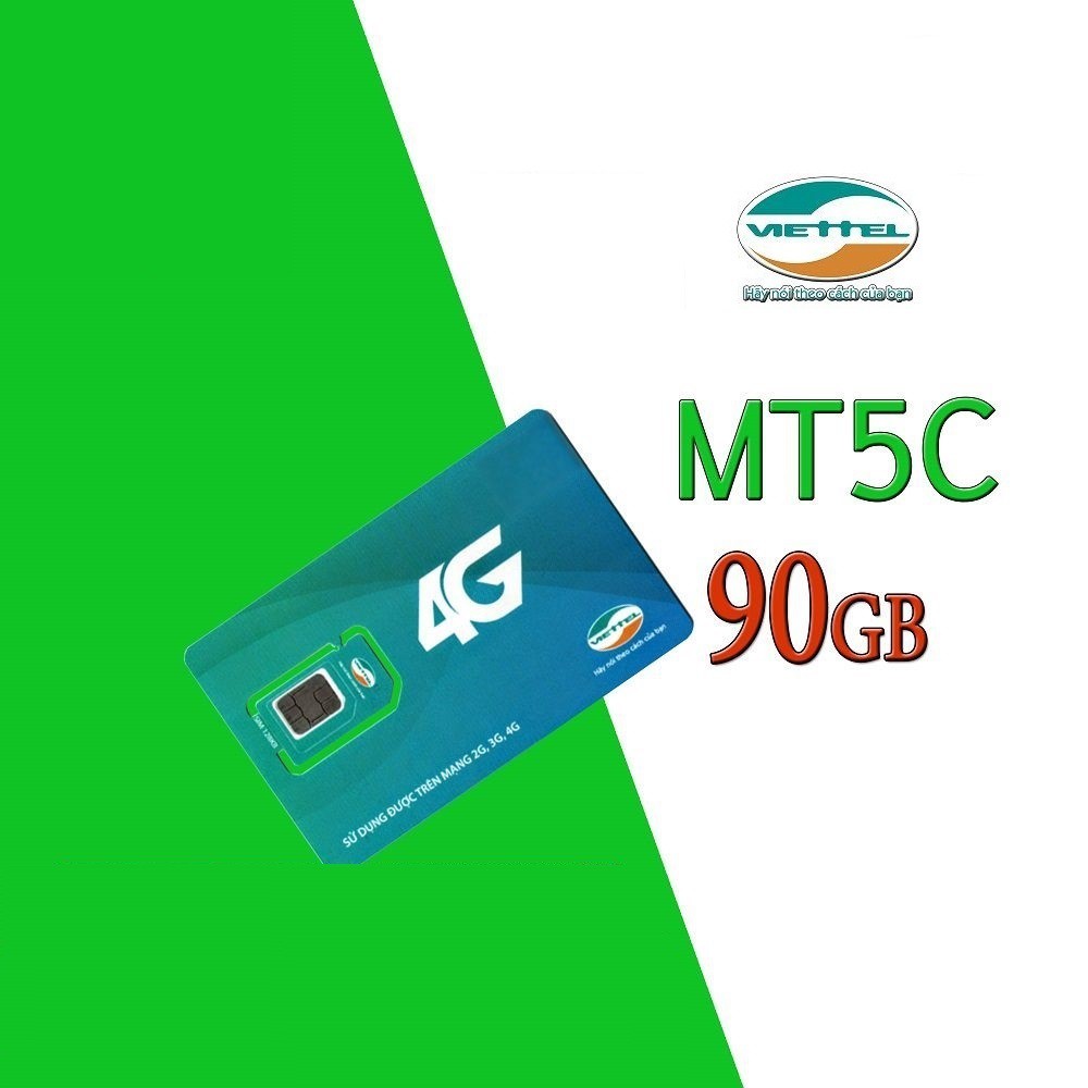 SIM VIETTEL 4G MT5C - VỚI 5000 CÓ 3G MỖI NGÀY