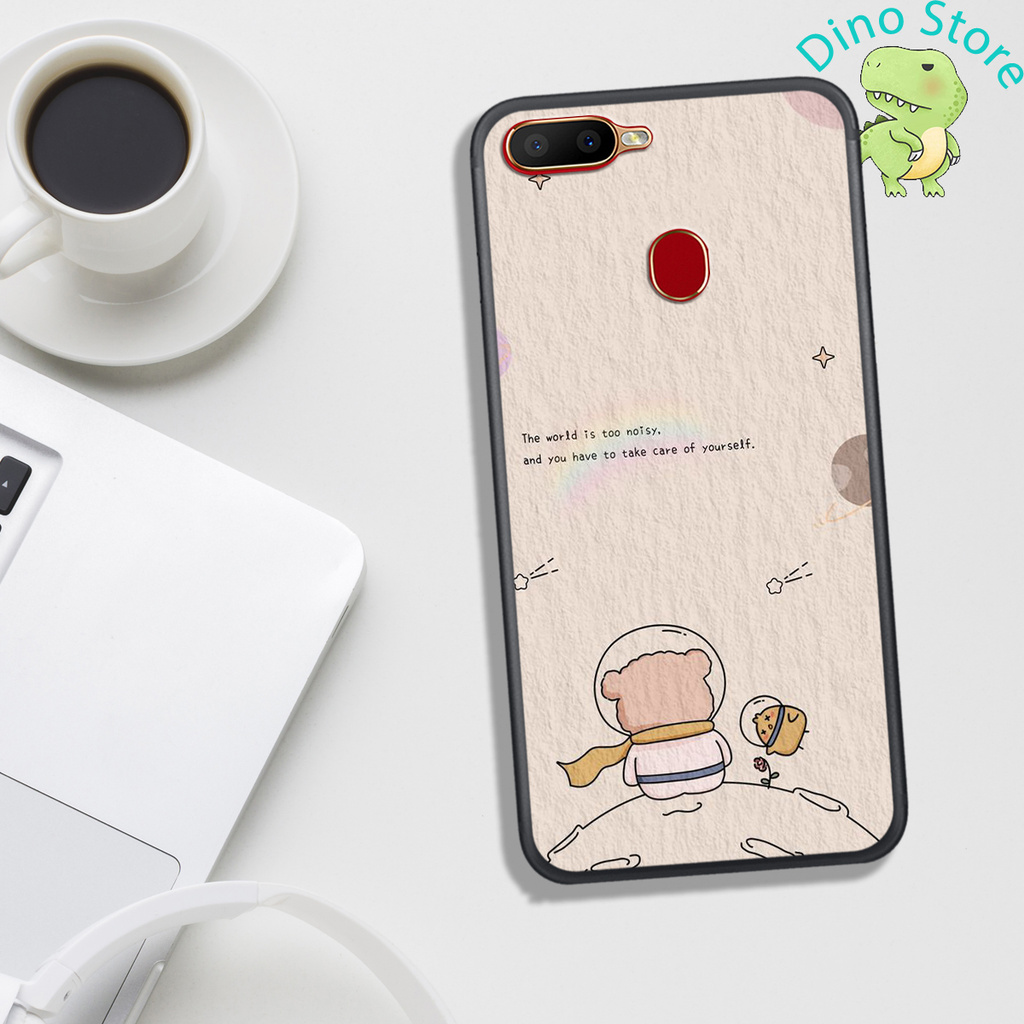 ỐP LƯNG OPPO A5S/A7/F9/A12 ,  IN HÌNH PHI HÀNH GIA DỄ THƯƠNG, ĐỘC LẠ, NGỘ NGHĨNH