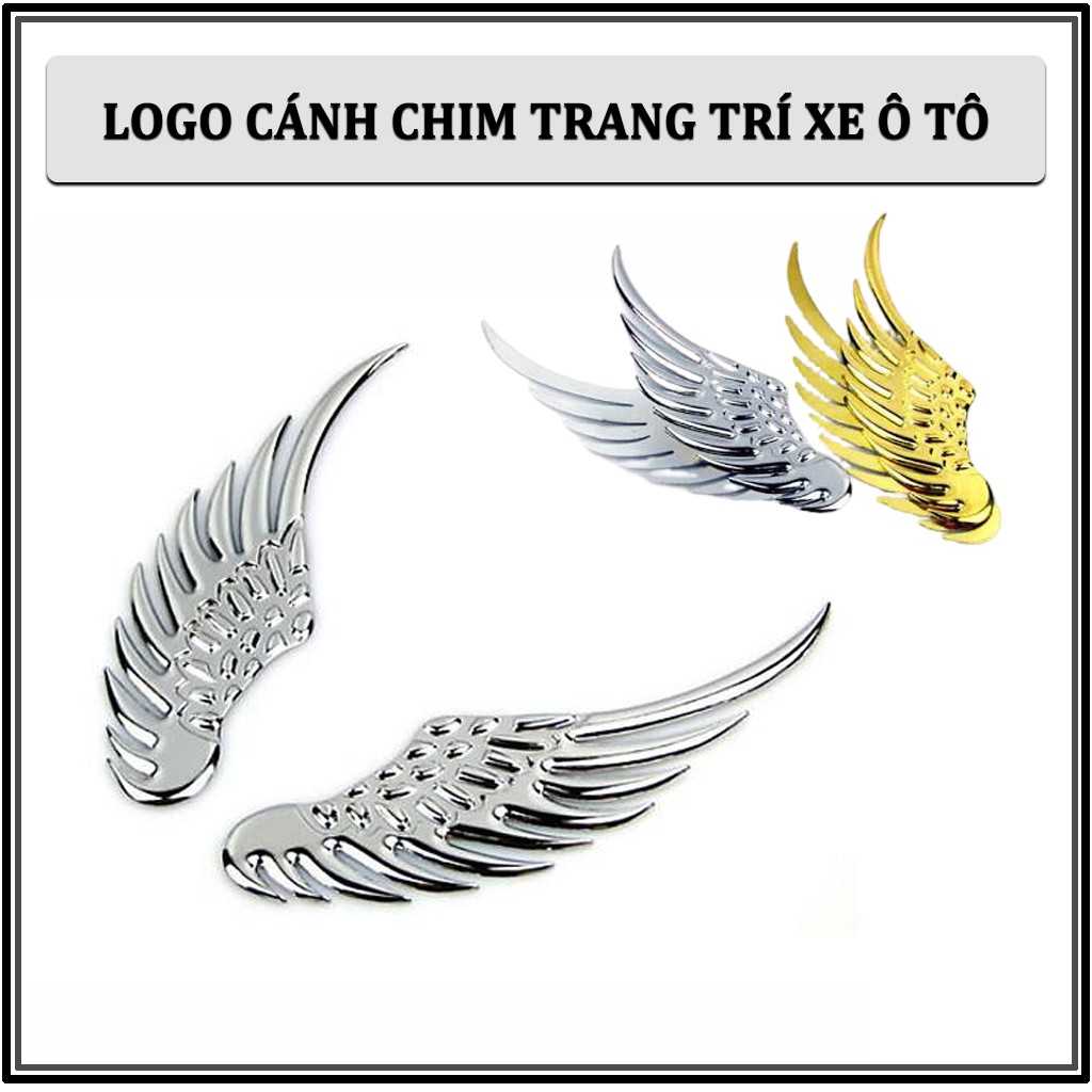 Logo Cánh Chim Kim Loại – Logo Cánh Chim Trang Trí Xe Ô Tô