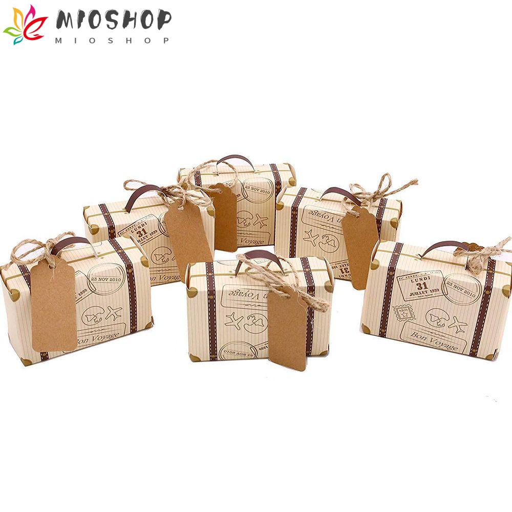 10 / 20 Túi Nhựa Đựng Bánh Kẹo Hình Chiếc Va Li Xinh Xắn