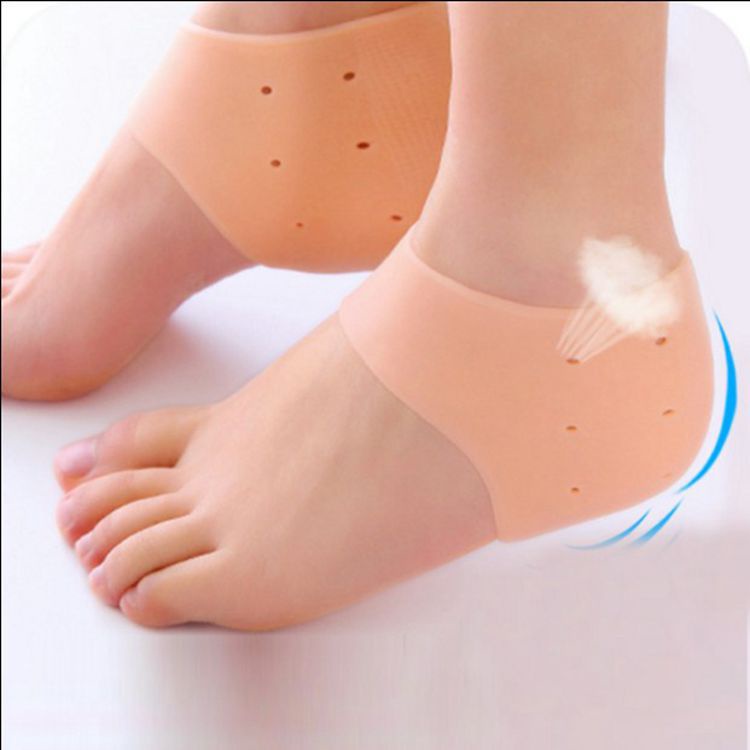 Set 1 Cặp Đệm silicone Đeo Gót Chân Chống Nứt Nẻ Khi Mang Giày Cao Gót