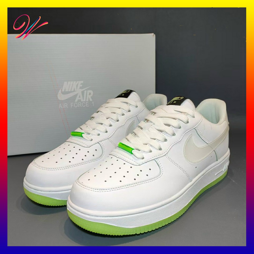 [HOT] Giày AF1 trắng, đế phản quang siêu lung linh, full size nam nữ 36-43 (bản Trung) [Hỗ trợ đổi trả]