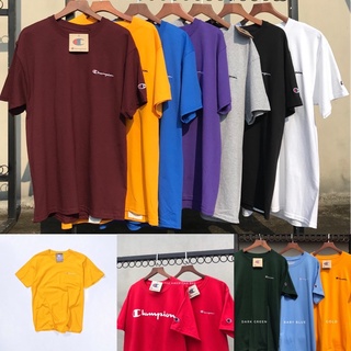 Áo thun Champion thêu tagless mini logo authentic