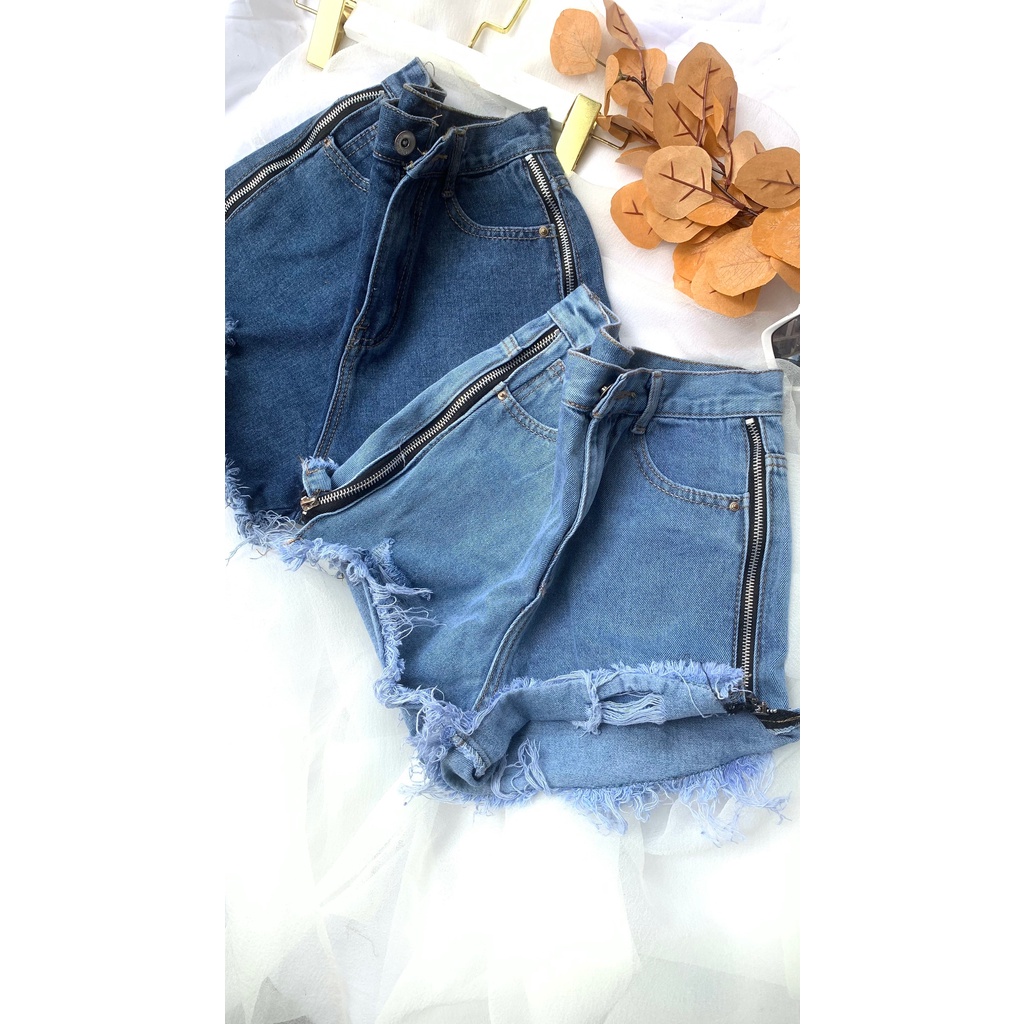 Quần short jean bò nữ ống suông ngố rộng baggy rất hot chất lượng cao cấp hiện đại