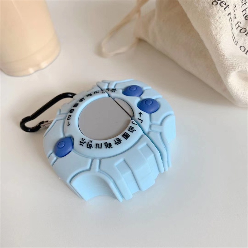Vỏ Bảo Vệ Hộp Sạc Tai Nghe Bluetooth Airpods pro 3 2 1 1 / 2 / 3 / pro Bằng Silicon Họa Tiết Digimon Dễ Thương