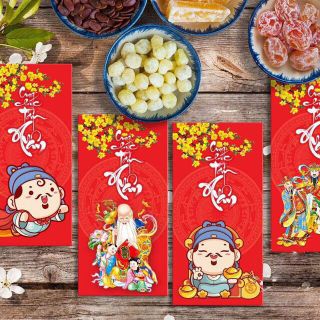(Mẫu mới) Combo 10 cái bao lixi 2020
