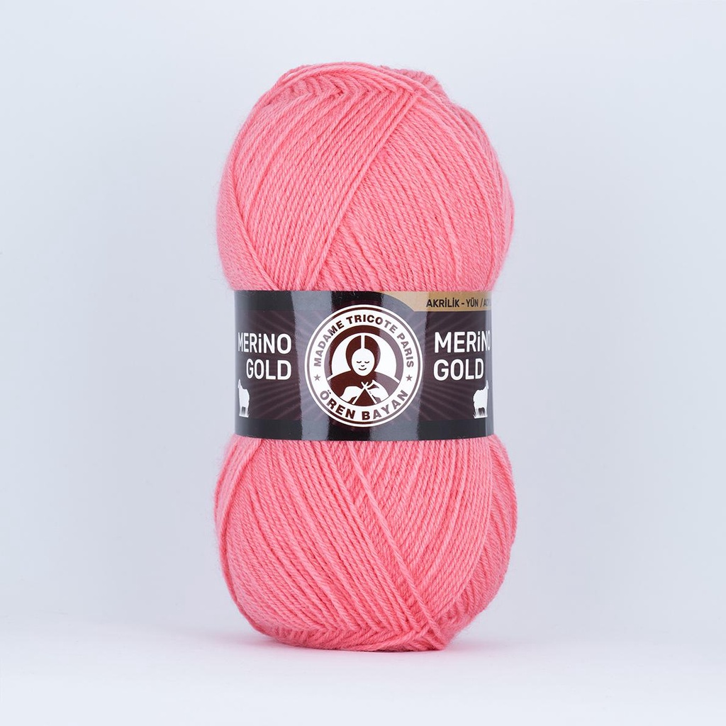 Cuộn len ấm Merino Gold trơn nhập khẩu từ Thổ Nhĩ Kỳ siêu dôi đan móc áo váy khăn siêu dôi