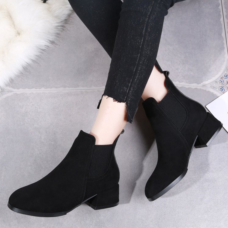 Boot nữ da lộn - HT40