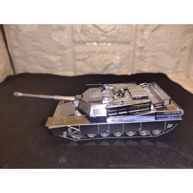 Mô hình 3D kim loại lắp ráp xe tăng M1 Abrams [Chưa lắp]