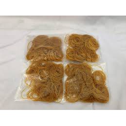 Bịch dây chun vòng vàng loại vừa 100g