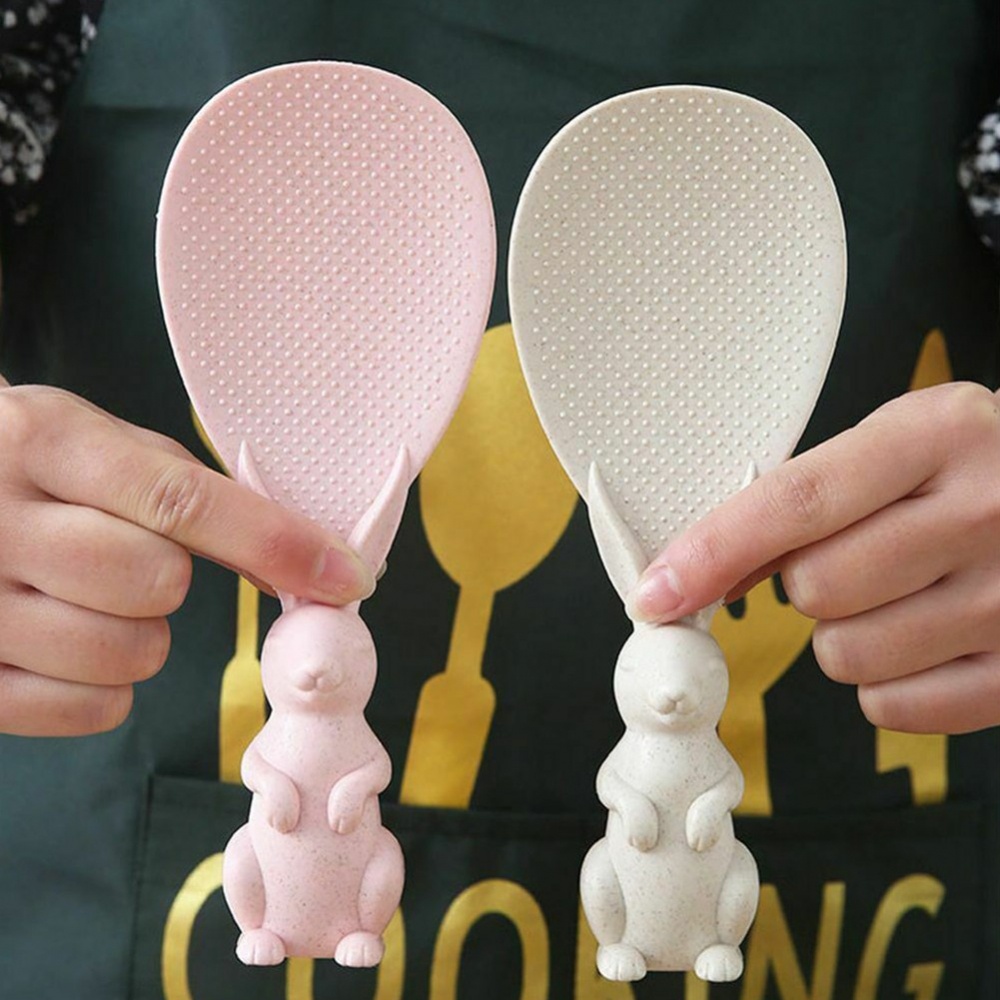 Muỗng xới cơm chống dính hình thỏ mới