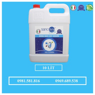 Dung dịch sát khuẩn tự nhiên Sanodyna tiêu diệt 100% các loại vi khuẩn trên mọi bề mặt - TẶNG 2 LỌ 50ML