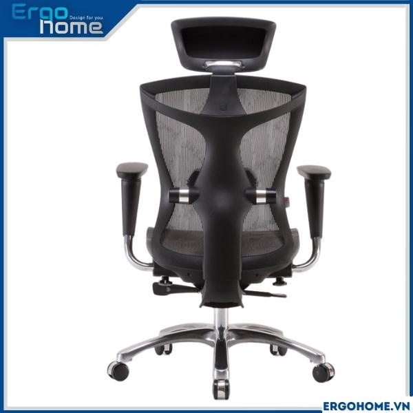 Ghế văn phòng Công thái học SIHOO V1 Ergonomic lưới thoáng mát, điều chỉnh lưng bảo vệ cột sống, ngả 140 độ - ERGOHOME