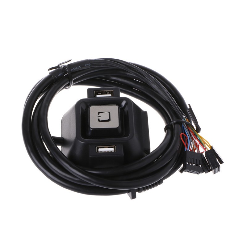 Nút công tắc bật/tắt nguồn kèm cáp nối cho máy tính bàn | BigBuy360 - bigbuy360.vn