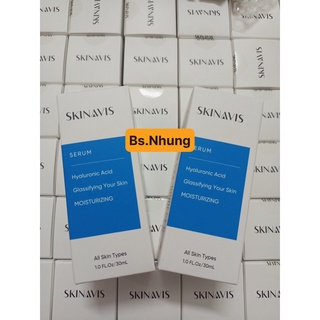 Tinh chất cấp ẩm phục hồi da, căng mọng tức thì Skinavis Serum Hyaluronic B5