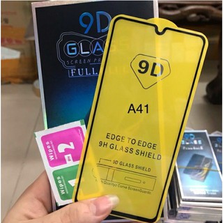Galaxy A41_Kính cường lực 9D Full màn hình bảo vệ máy